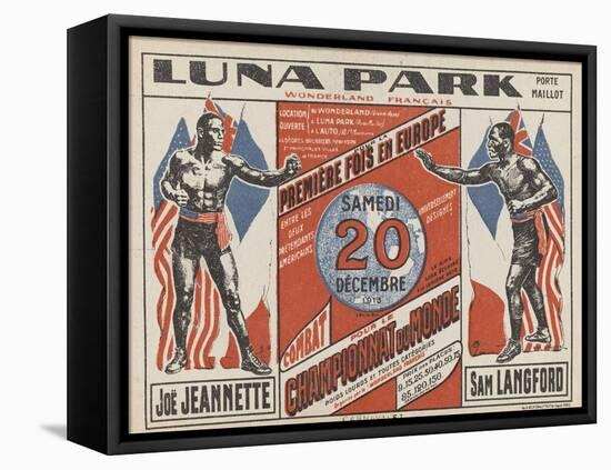 Advertising Poster for the Luna Park-G Delatre-Framed Premier Image Canvas