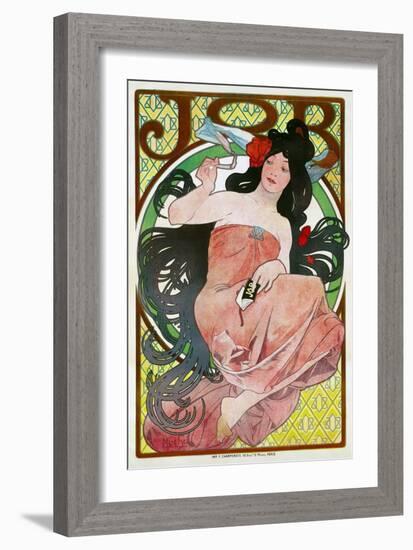 Advertising Poster for the Tissue Paper Job, 1896-Alphonse Mucha-Framed Giclee Print