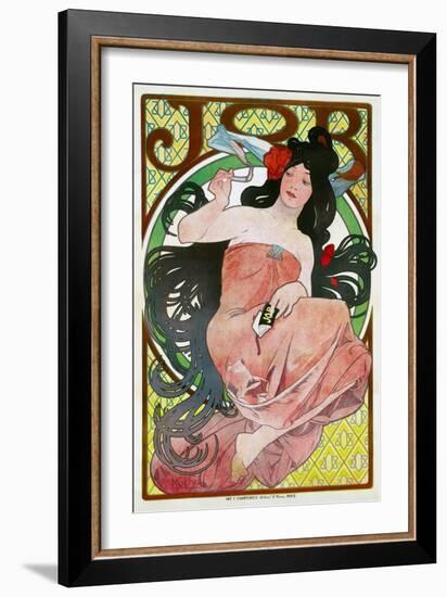 Advertising Poster for the Tissue Paper Job, 1896-Alphonse Mucha-Framed Giclee Print