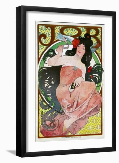 Advertising Poster for the Tissue Paper Job, 1896-Alphonse Mucha-Framed Giclee Print