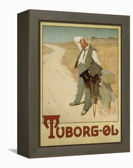 Advertising Poster for Tuborg Beer, 1900-Plakatkunst-Framed Premier Image Canvas