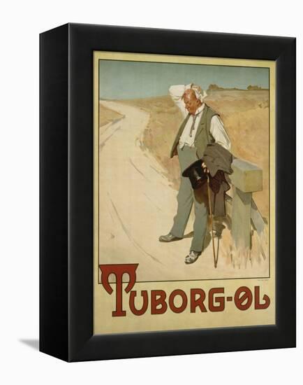 Advertising Poster for Tuborg Beer, 1900-Plakatkunst-Framed Premier Image Canvas