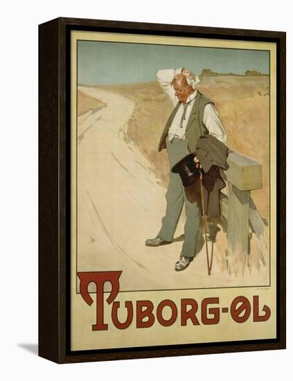 Advertising Poster for Tuborg Beer, 1900-Plakatkunst-Framed Premier Image Canvas