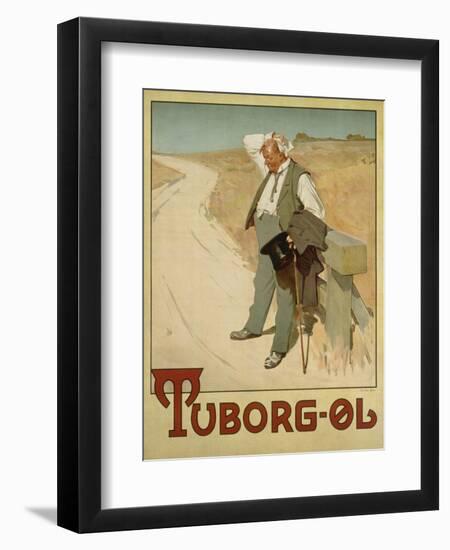 Advertising Poster for Tuborg Beer, 1900-Plakatkunst-Framed Premium Giclee Print