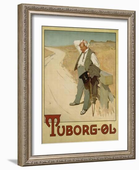 Advertising Poster for Tuborg Beer, 1900-Plakatkunst-Framed Giclee Print