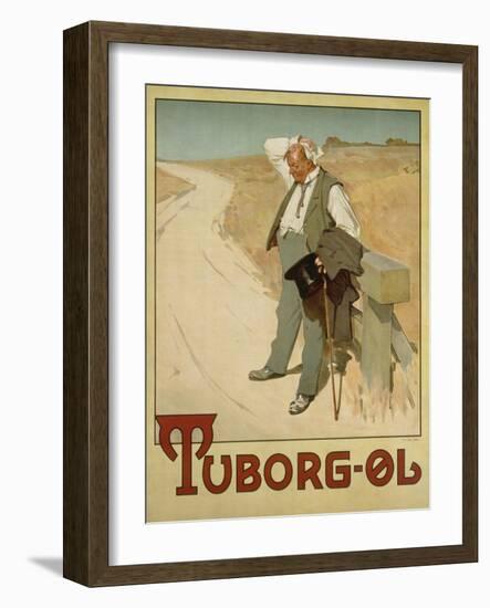 Advertising Poster for Tuborg Beer, 1900-Plakatkunst-Framed Giclee Print