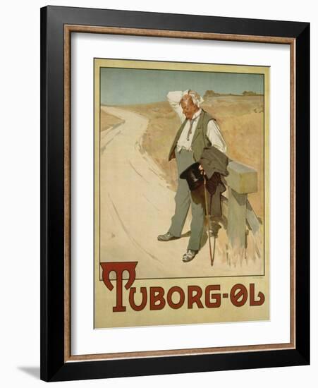 Advertising Poster for Tuborg Beer, 1900-Plakatkunst-Framed Giclee Print