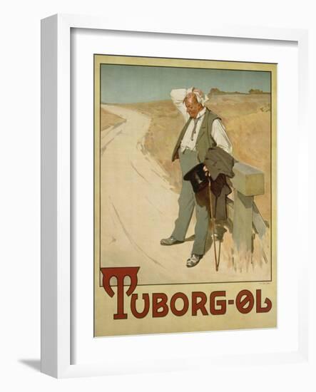 Advertising Poster for Tuborg Beer, 1900-Plakatkunst-Framed Giclee Print