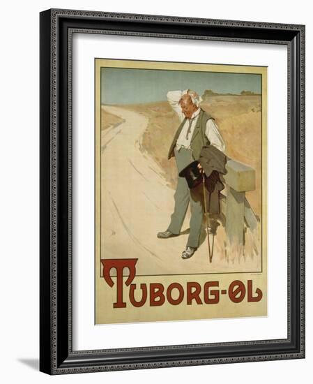 Advertising Poster for Tuborg Beer, 1900-Plakatkunst-Framed Giclee Print