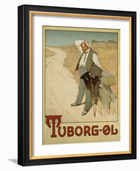 Advertising Poster for Tuborg Beer, 1900-Plakatkunst-Framed Giclee Print