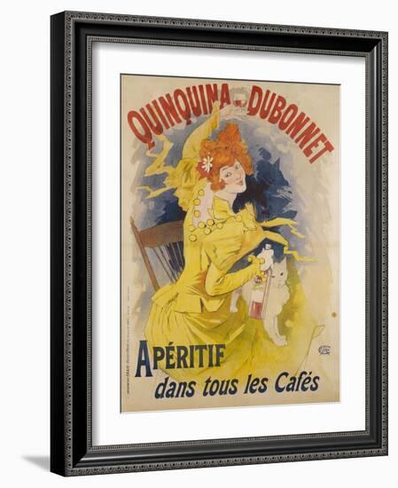 Advertising Poster, Quinquina Dubonnet-Jules Chéret-Framed Giclee Print