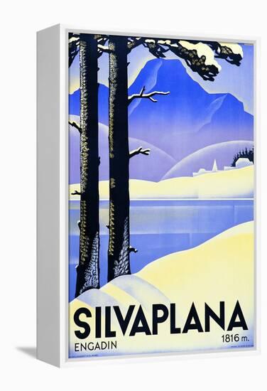 Advertising Poster Silvaplana-Ludwig Hohlwein-Framed Premier Image Canvas