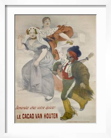 Advertising Poster. Van Houten Cocoa' Giclee Print - Adolphe Willette |  Art.com