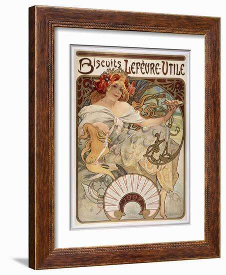 Advertising Poster-Alphonse Mucha-Framed Giclee Print