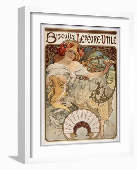 Advertising Poster-Alphonse Mucha-Framed Giclee Print