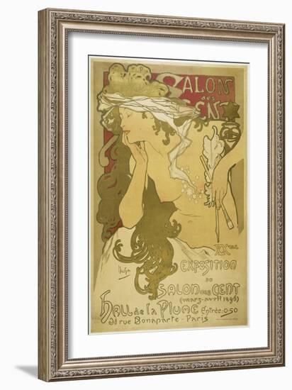 Advertising Poster-Alphonse Mucha-Framed Giclee Print