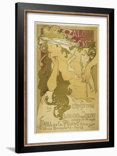 Advertising Poster-Alphonse Mucha-Framed Giclee Print