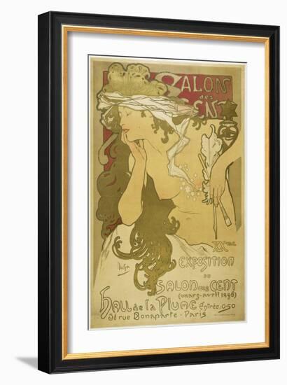Advertising Poster-Alphonse Mucha-Framed Giclee Print