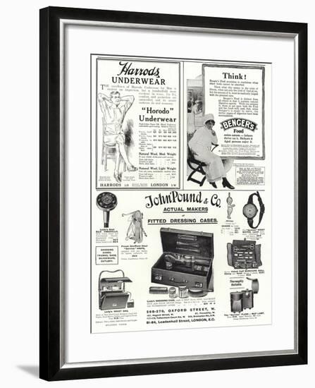 Advertising Spread from the Sphere-null-Framed Giclee Print