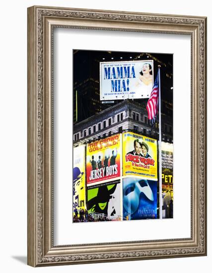 Advertising - Times square - Manhattan - New York City - United States-Philippe Hugonnard-Framed Photographic Print