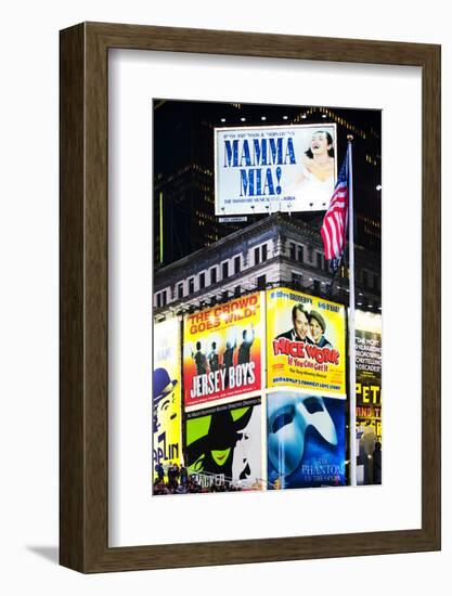 Advertising - Times square - Manhattan - New York City - United States-Philippe Hugonnard-Framed Photographic Print