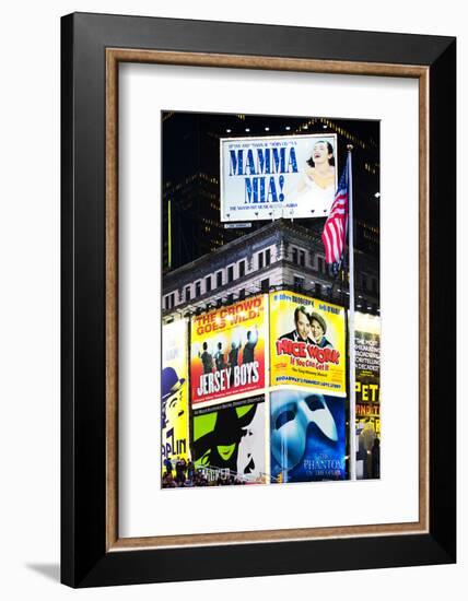 Advertising - Times square - Manhattan - New York City - United States-Philippe Hugonnard-Framed Photographic Print