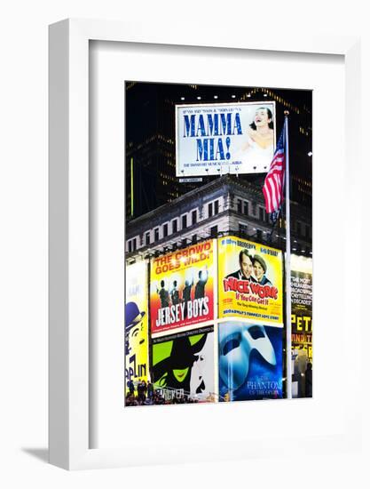 Advertising - Times square - Manhattan - New York City - United States-Philippe Hugonnard-Framed Photographic Print