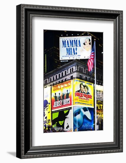 Advertising - Times square - Manhattan - New York City - United States-Philippe Hugonnard-Framed Photographic Print