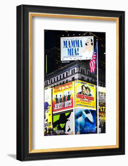 Advertising - Times square - Manhattan - New York City - United States-Philippe Hugonnard-Framed Photographic Print