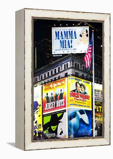 Advertising - Times square - Manhattan - New York City - United States-Philippe Hugonnard-Framed Premier Image Canvas