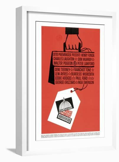 Advise And Consent, 1962, Directed by Otto Preminger-null-Framed Giclee Print