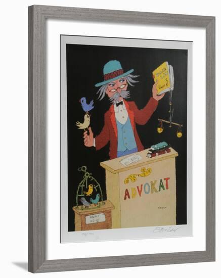 Advocat-Jovan Obican-Framed Collectable Print