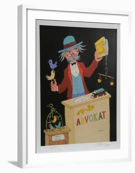 Advocat-Jovan Obican-Framed Collectable Print