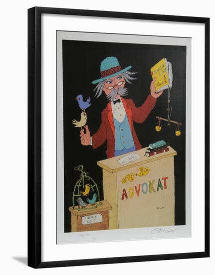 Advocat-Jovan Obican-Framed Collectable Print