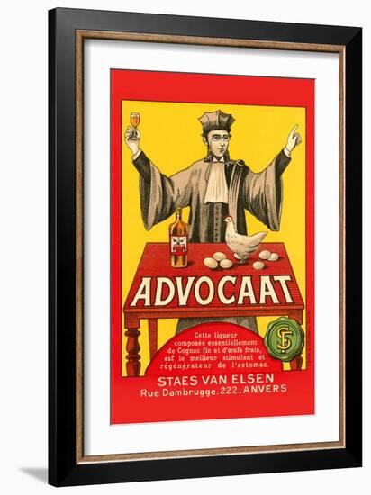 Advocat-null-Framed Art Print