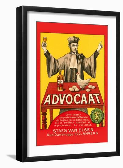 Advocat-null-Framed Art Print