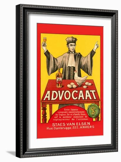 Advocat-null-Framed Art Print
