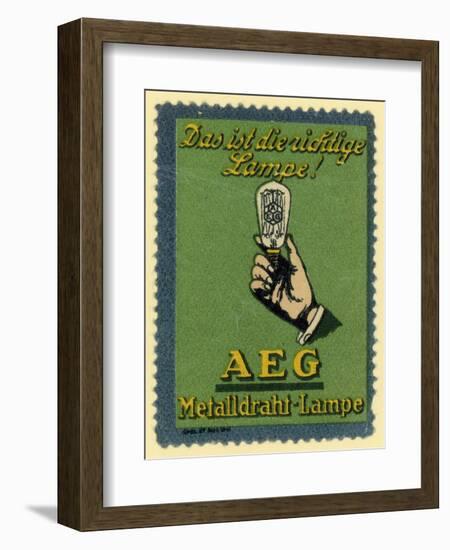 Aeg Electric Light Bulbs-null-Framed Premium Giclee Print