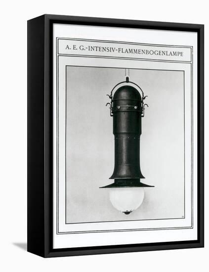 Aeg Intensive Flame Arc Lamp-Peter Behrens-Framed Premier Image Canvas