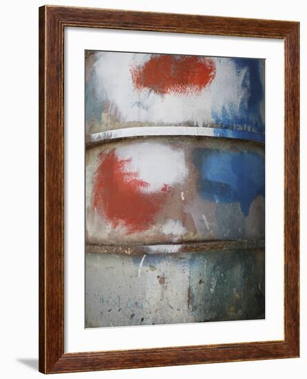 Aegean Brushstrokes IV-Tony Koukos-Framed Giclee Print