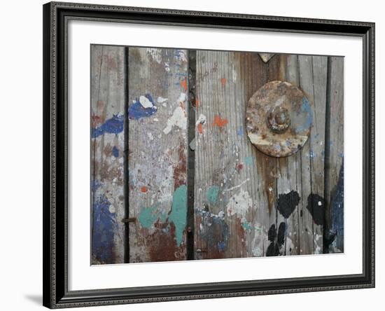 Aegean Brushstrokes V-Tony Koukos-Framed Giclee Print