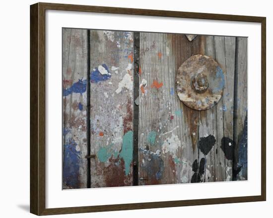 Aegean Brushstrokes V-Tony Koukos-Framed Giclee Print