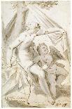 Venus and Cupid, 1600-Aegidius Sadeler-Framed Giclee Print