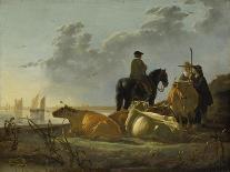 Cows in a River-Aelbert Cuyp-Giclee Print