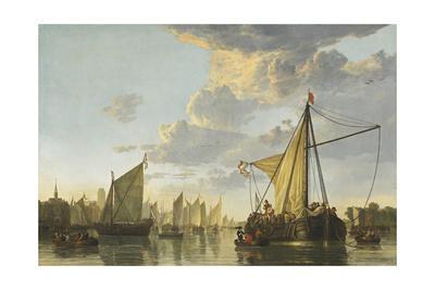 The Maas At Dordrecht 1680 Giclee Print Aelbert Cuyp Art Com
