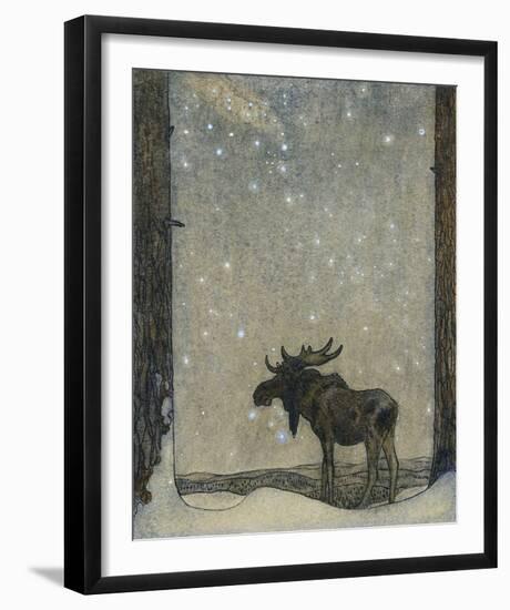 Älgskyttarna-John Bauer-Framed Giclee Print