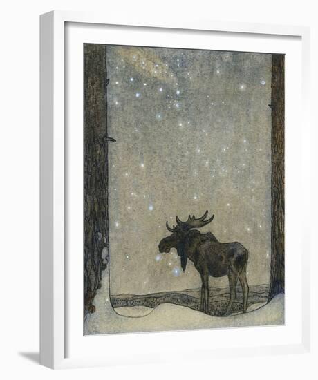 Älgskyttarna-John Bauer-Framed Giclee Print