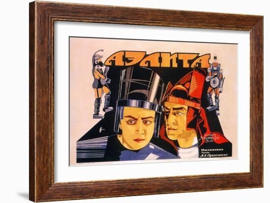 Aelita: Queen of Mars, 1924-null-Framed Giclee Print