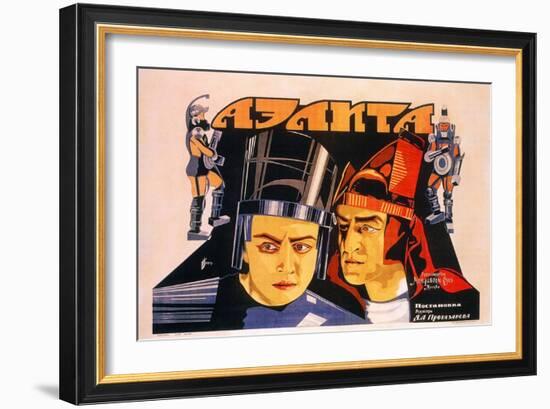 Aelita: Queen of Mars, 1924-null-Framed Giclee Print