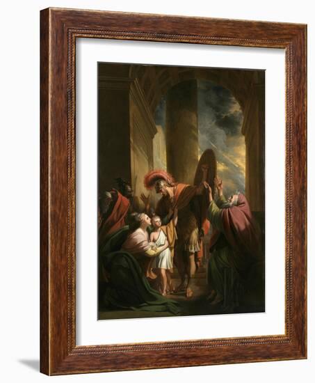 Aeneas and Creusa, 1771 (Oil on Linen)-Benjamin West-Framed Giclee Print